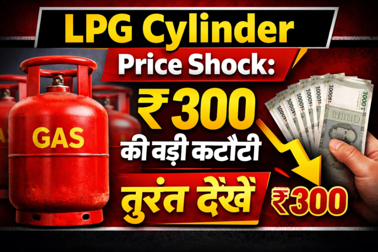 LPG Cylinder Price Shock: ₹300 की बड़ी कटौती, तुरंत देखें