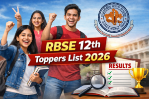 RBSE 12th Toppers List 2026