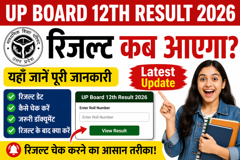 UP Board 12th Result 2026