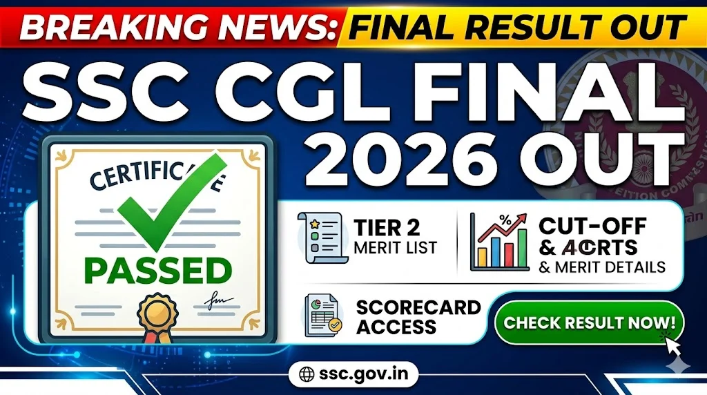 SSC CGL Result 2026